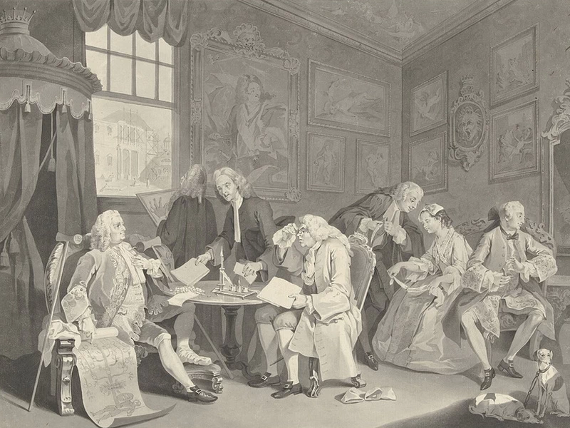 1726-Cornelis Ploos van Amstel - Il matrimonio alla moda